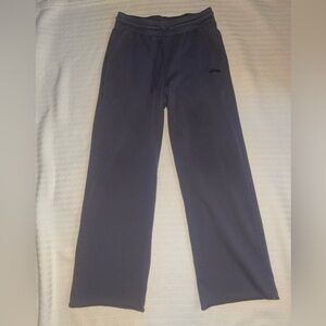 Aritzia Terry Sweatfleece Boyfriend Wide Leg Pants (vintage navy)